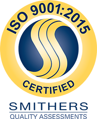 Smithers ISO 9001 Accredited